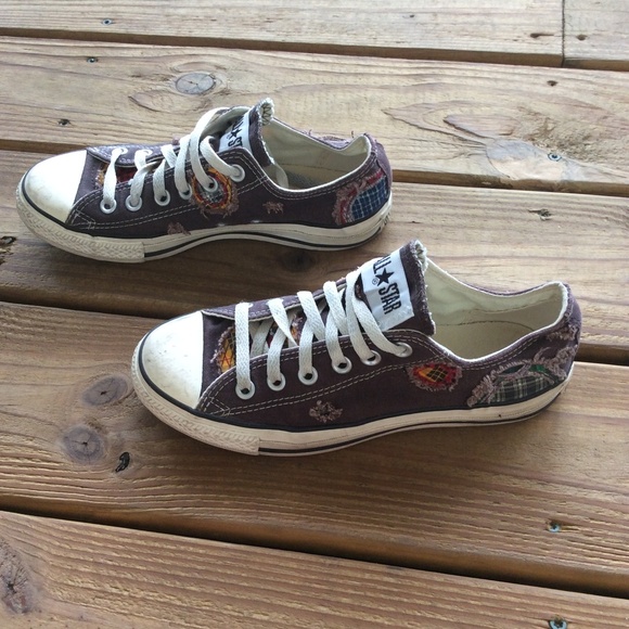 Converse Shoes - Brown Patch Converse